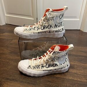 Converse Not A Chuck Embroidery Hi Top Sneaker Size kid 6